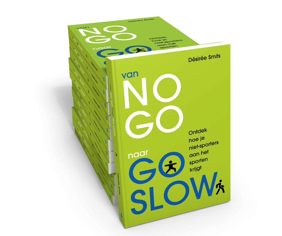 Stapel boeken van no go naar go slow